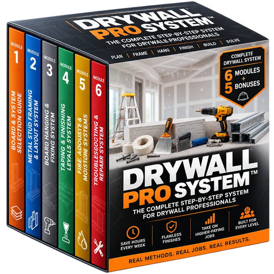 Drywall Pro System™ (6 Modules) + 5 Bonus Included