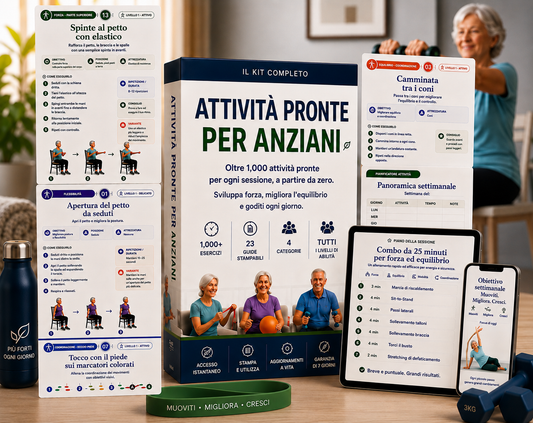 Attività Pronte per Anziani (4 Categorie) + 3 Bonus Inclusi