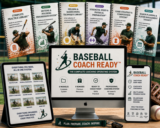 Baseball Coach Ready (6 Modules) + 5 Bonus Included