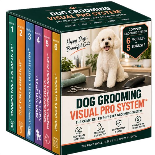 Dog Grooming Visual Pro System mockup