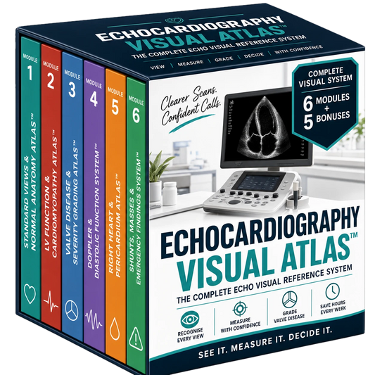 Echocardiography Visual Atlas mockup