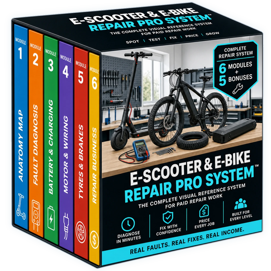 E-Scooter & E-Bike Repair Pro System mockup