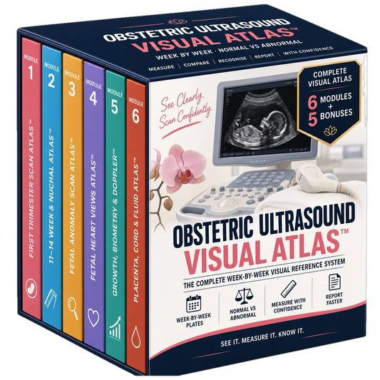 Obstetric Ultrasound Visual Atlas mockup